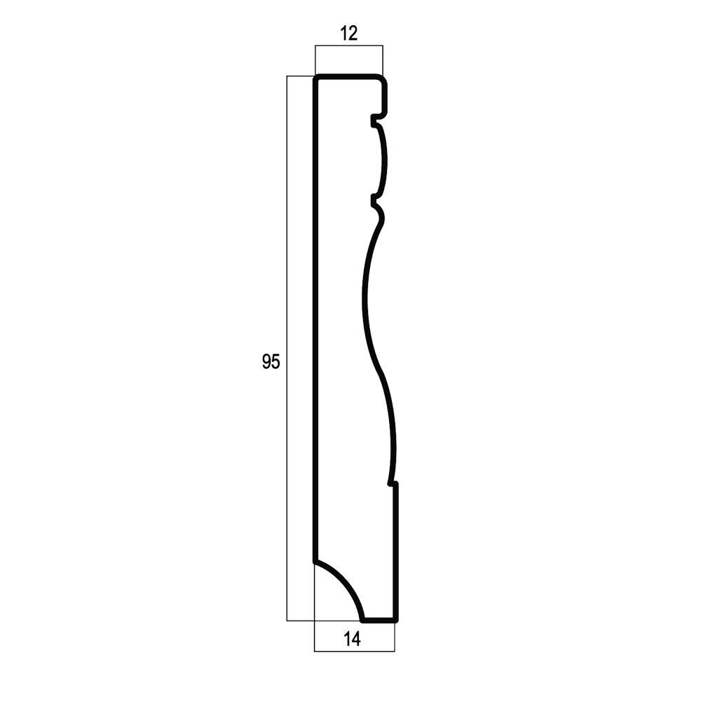Плинтусы Cosca Décor арт 195-15 фото 4