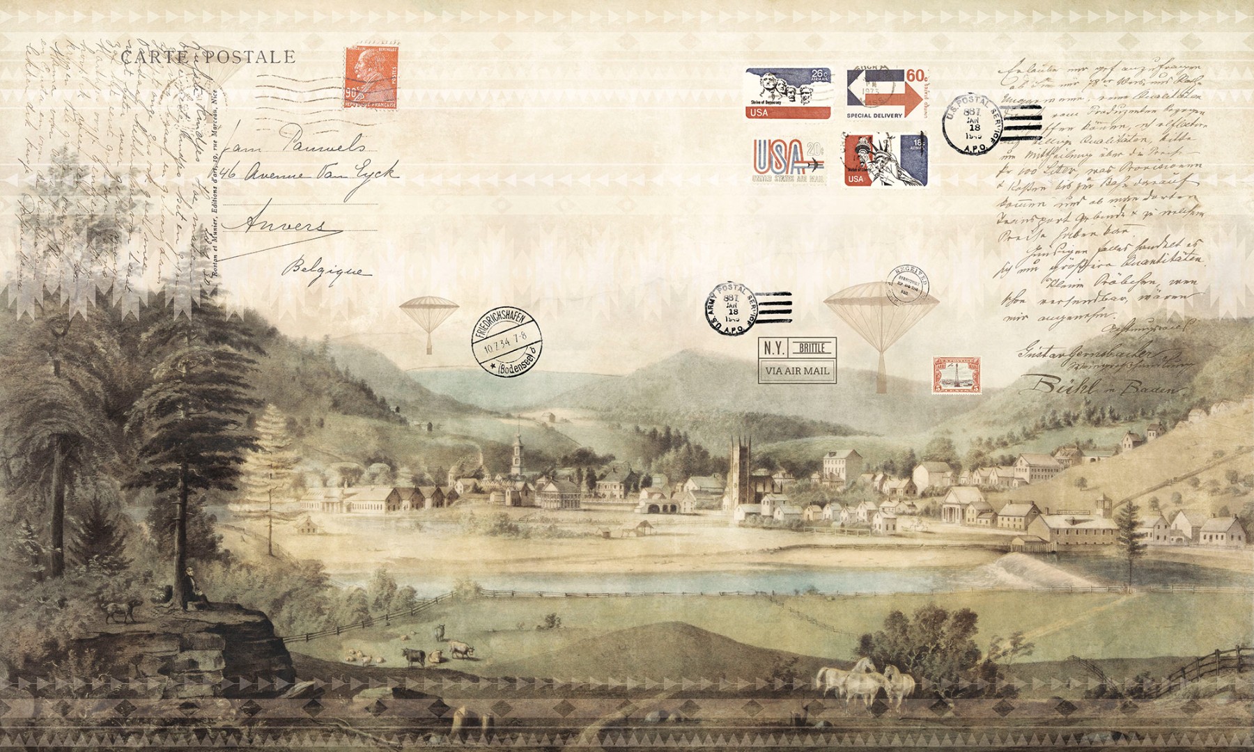 Фрески Ortograf арт 33573 фото 1