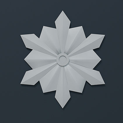 Розетки, кессоны, купола Европласт арт 1.56.805 фото 2