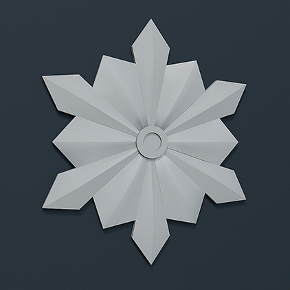 Розетки, кессоны, купола Европласт арт 1.56.805 фото 3