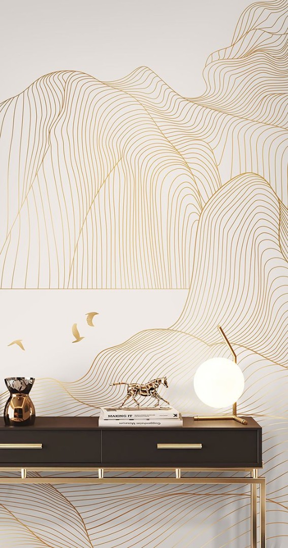 Панно Affresco арт L528-Col1-Gold фото 1