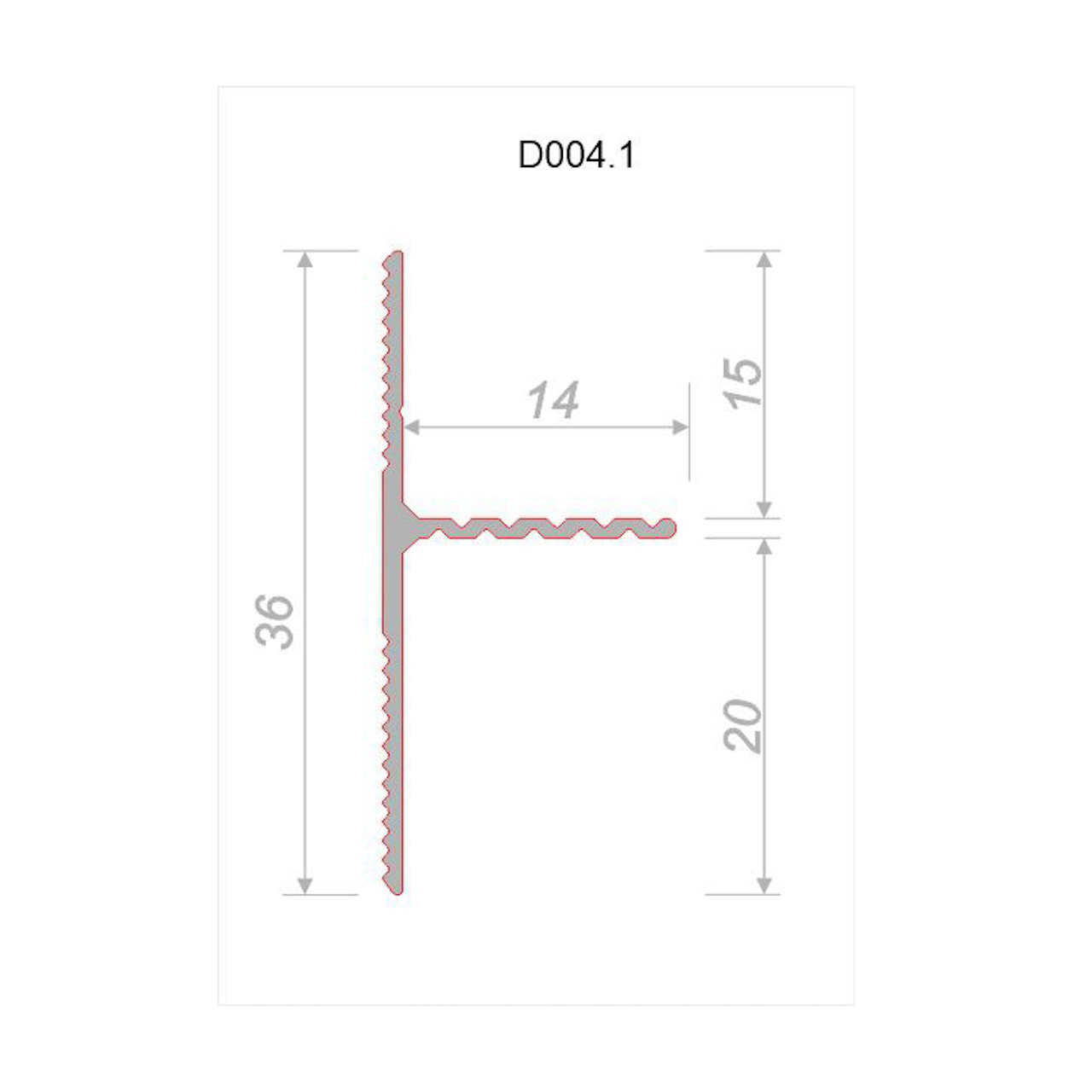 Теневой профиль Decaro арт D004 фото 2