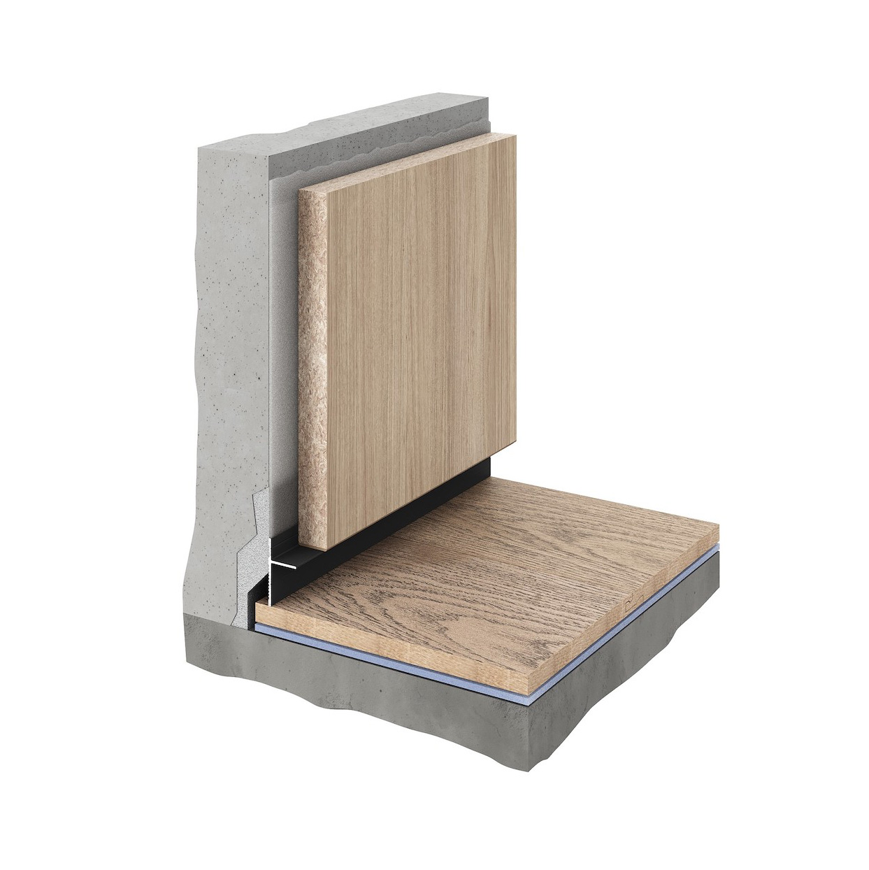 Теневой профиль Decaro арт D004.1A Black фото 2