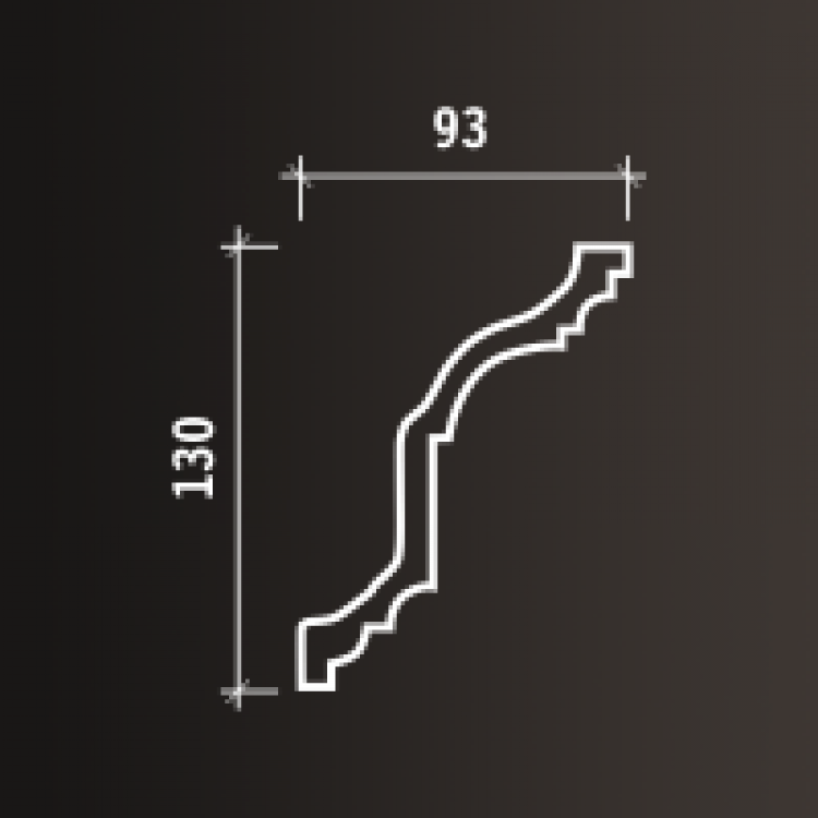 Потолочные карнизы Европласт арт 1.50.254 фото 2