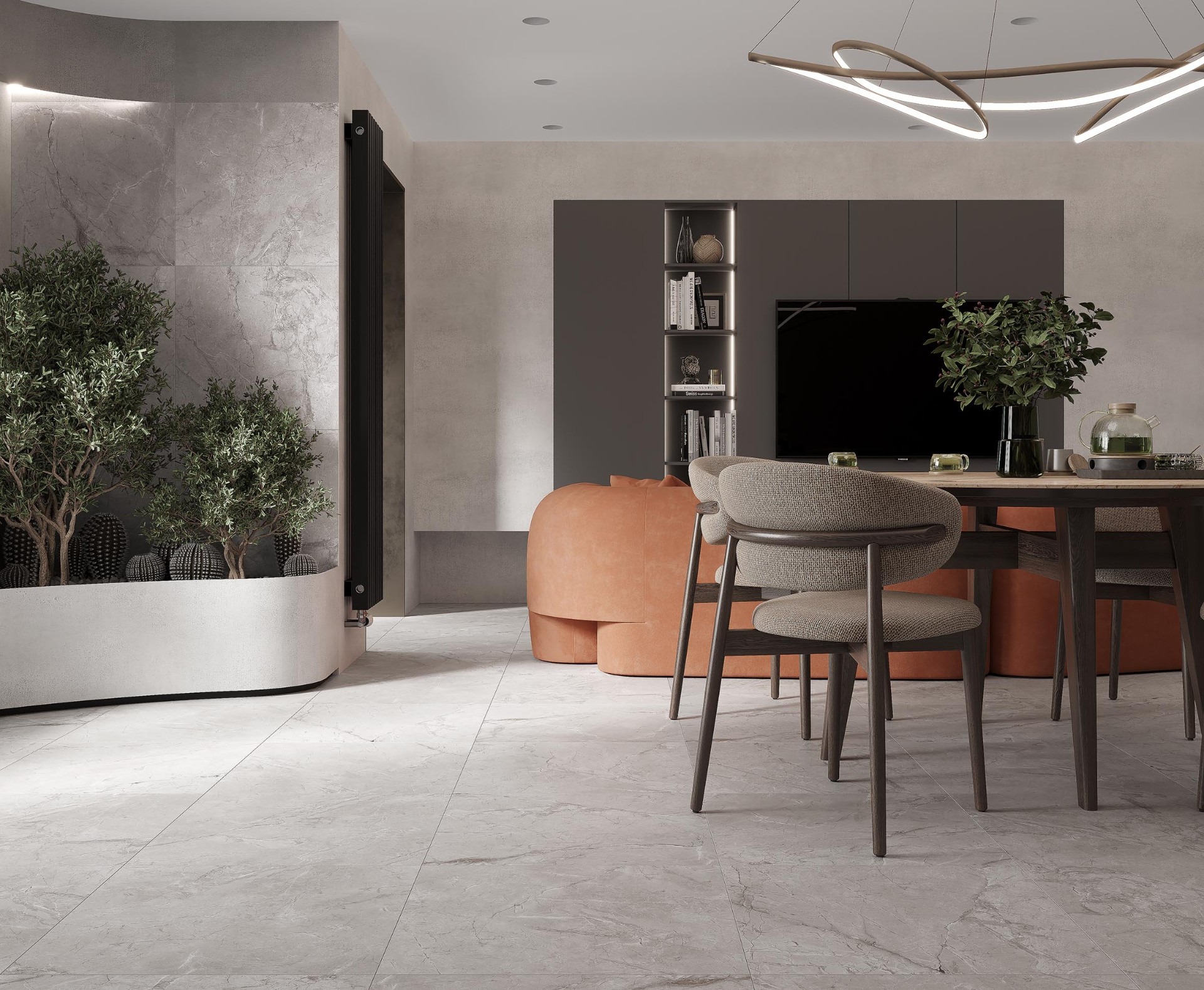 Керамогранит Laparet арт Zorani Bianco фото 2