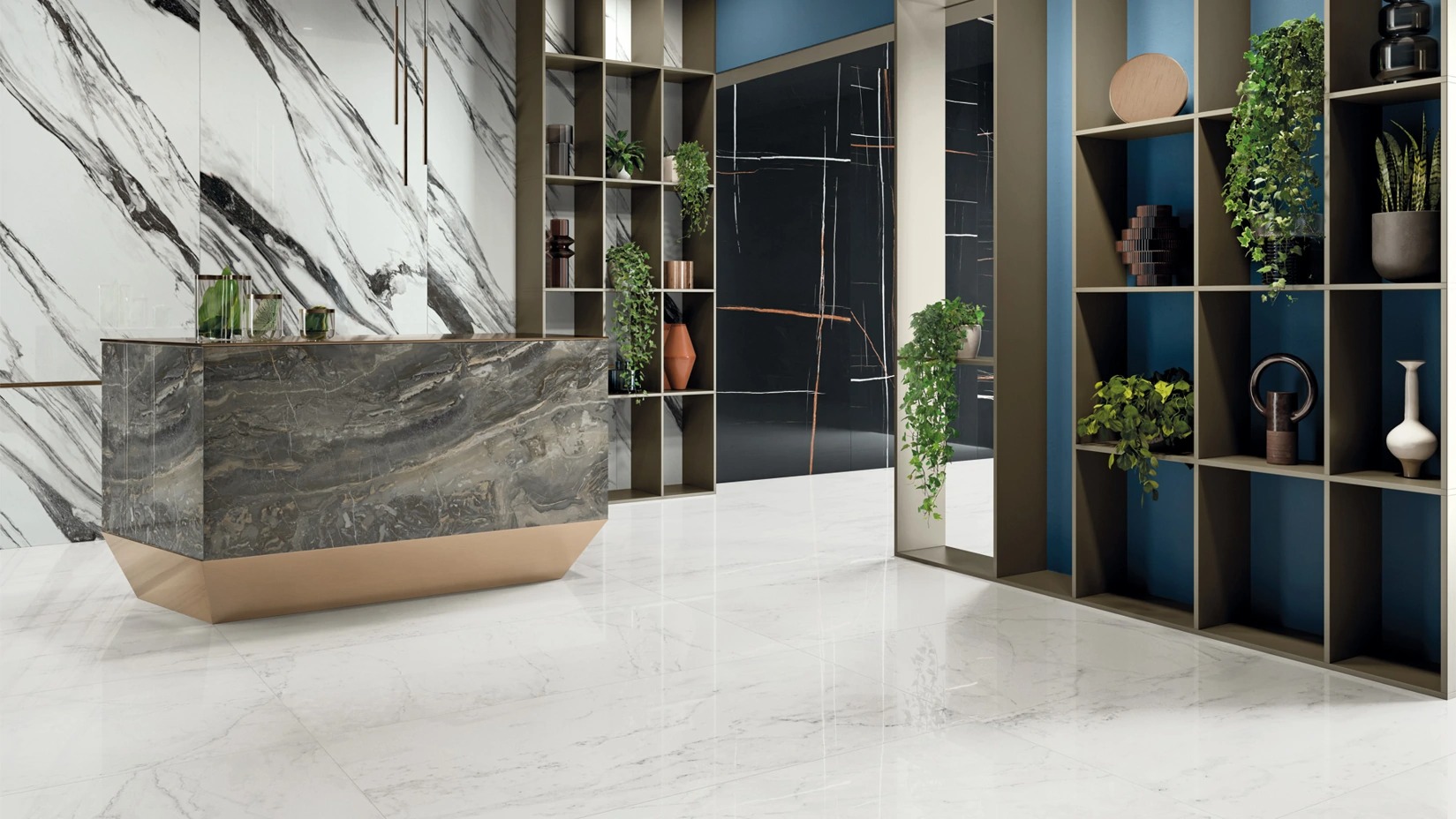 Керамогранит Italon арт Charme Deluxe Floor Project Bianco Michelangelo фото 3