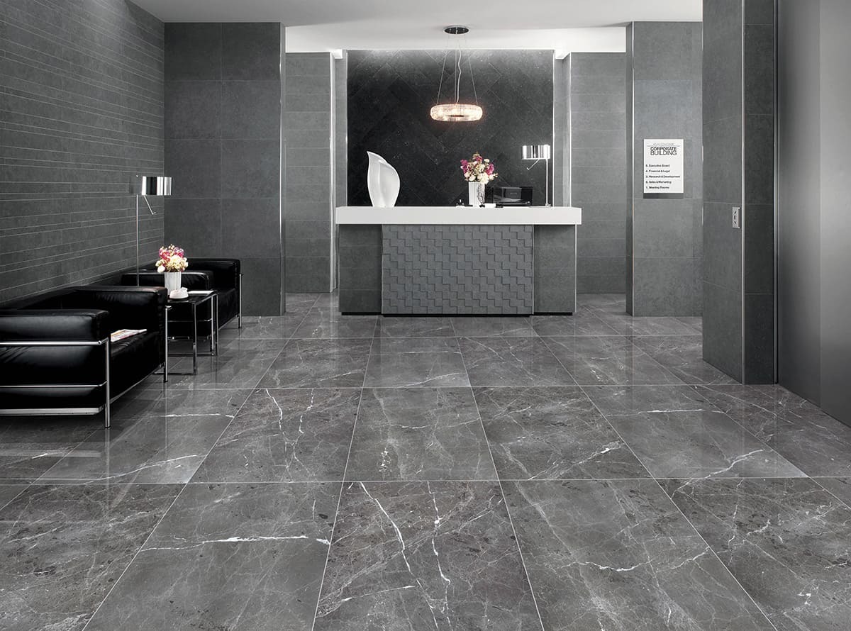 Керамогранит Primavera арт Ardesia Grafito, polished, grey, 1200x600 фото 2