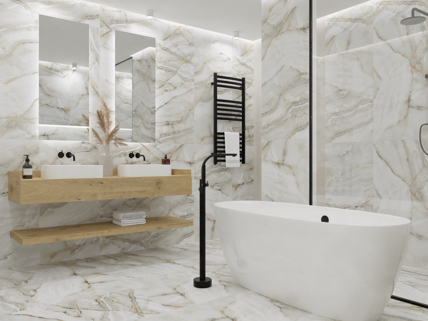 Керамогранит Primavera арт Beira Stone, grit granula, white, 1200x600 фото 2