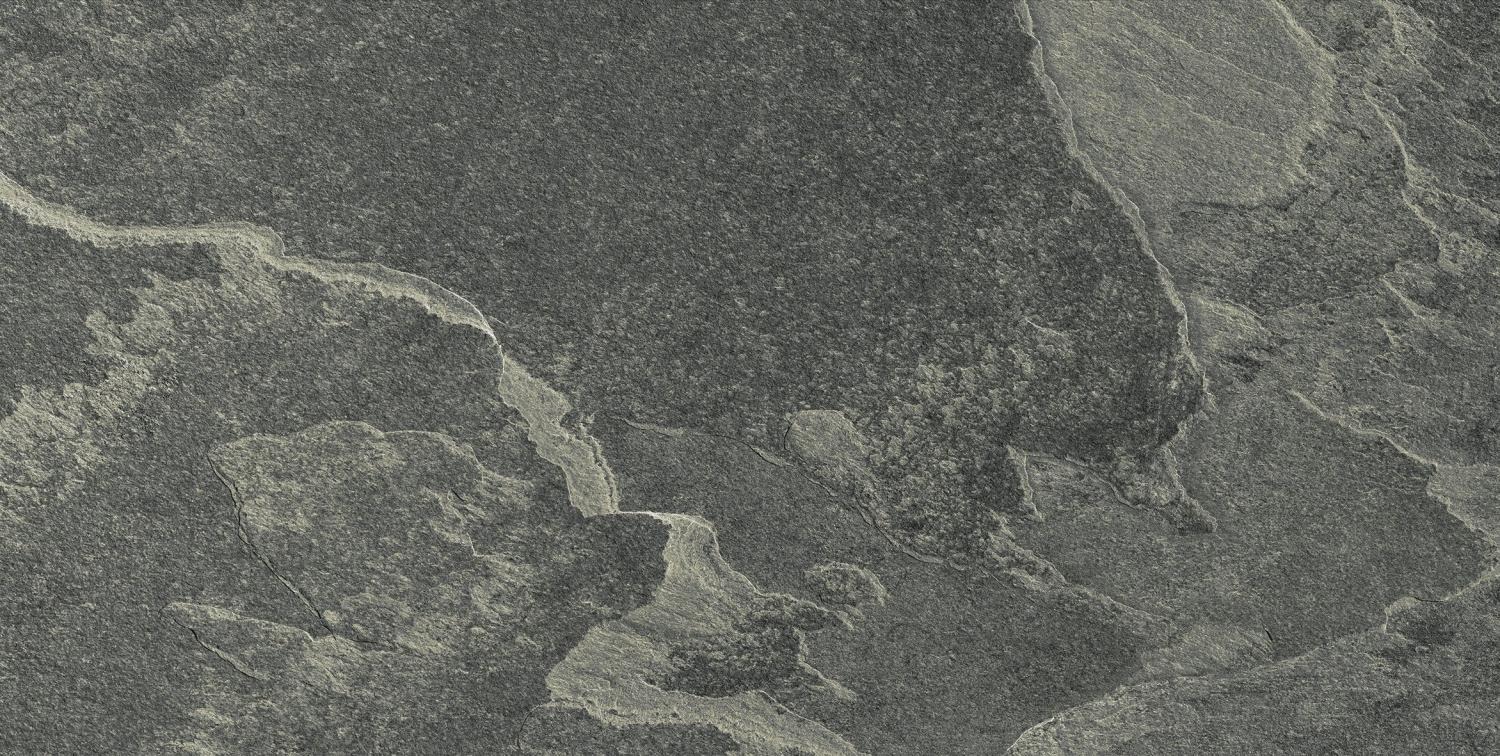 Керамогранит Primavera арт Cobar Nero, punch-carving, black, 1200x600 фото 1