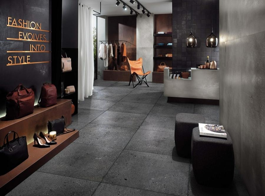 Керамогранит Primavera арт Fort Charcoal Expo, carving, grey, 600x600 фото 2