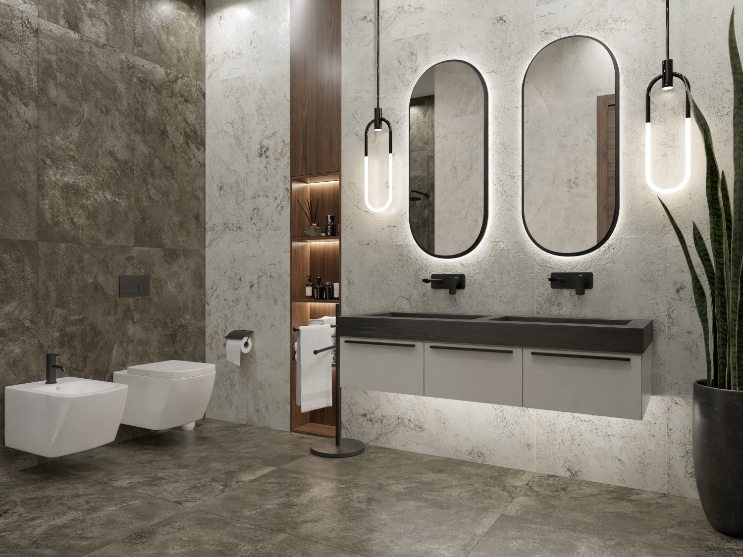 Керамогранит Primavera арт Nola, punch-carving, grey, 1200х600 фото 2