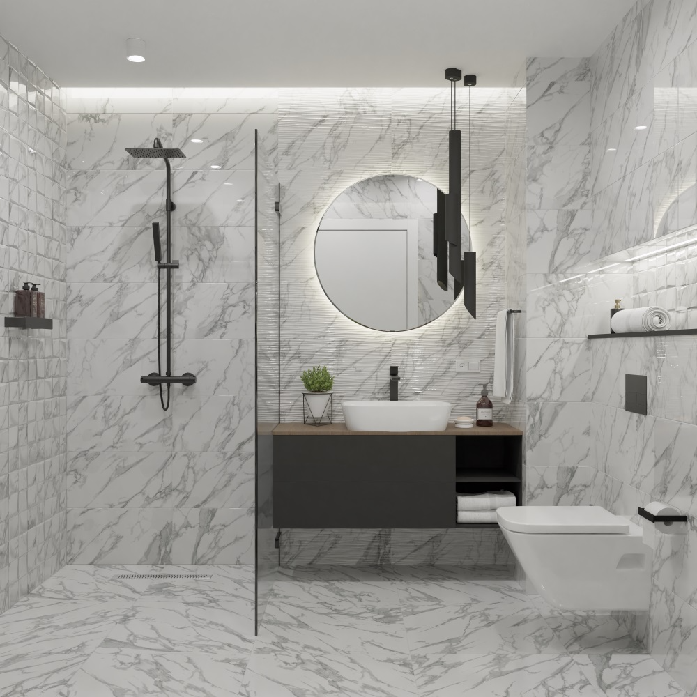 Керамогранит Primavera арт Omnia, polished, white 600x600 фото 2