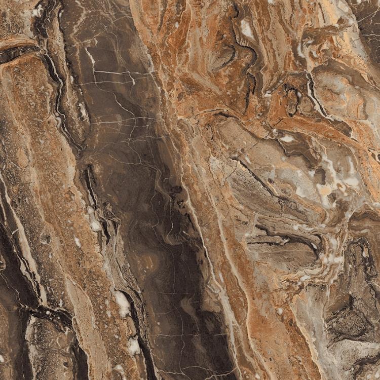 Керамогранит Primavera арт Richter Brown, high glossy, brown, 1200x600 фото 1