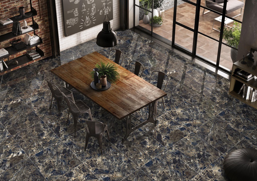 Керамогранит Primavera арт Roman Empro, high glossy, gold, 600x600 фото 2