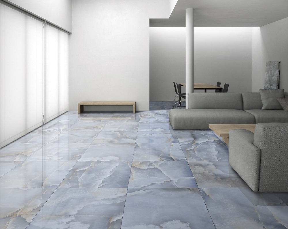 Керамогранит Primavera арт Rubin Sky, polished, blue, 600x600 фото 2