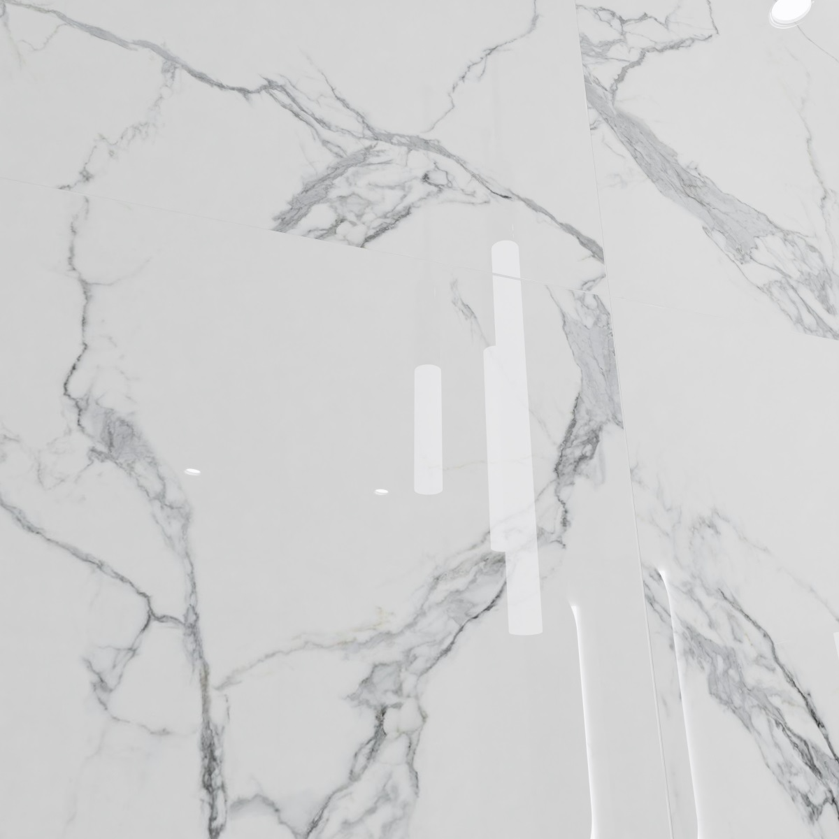 Керамогранит Primavera арт Siroco, polished, white, 600x600 фото 3