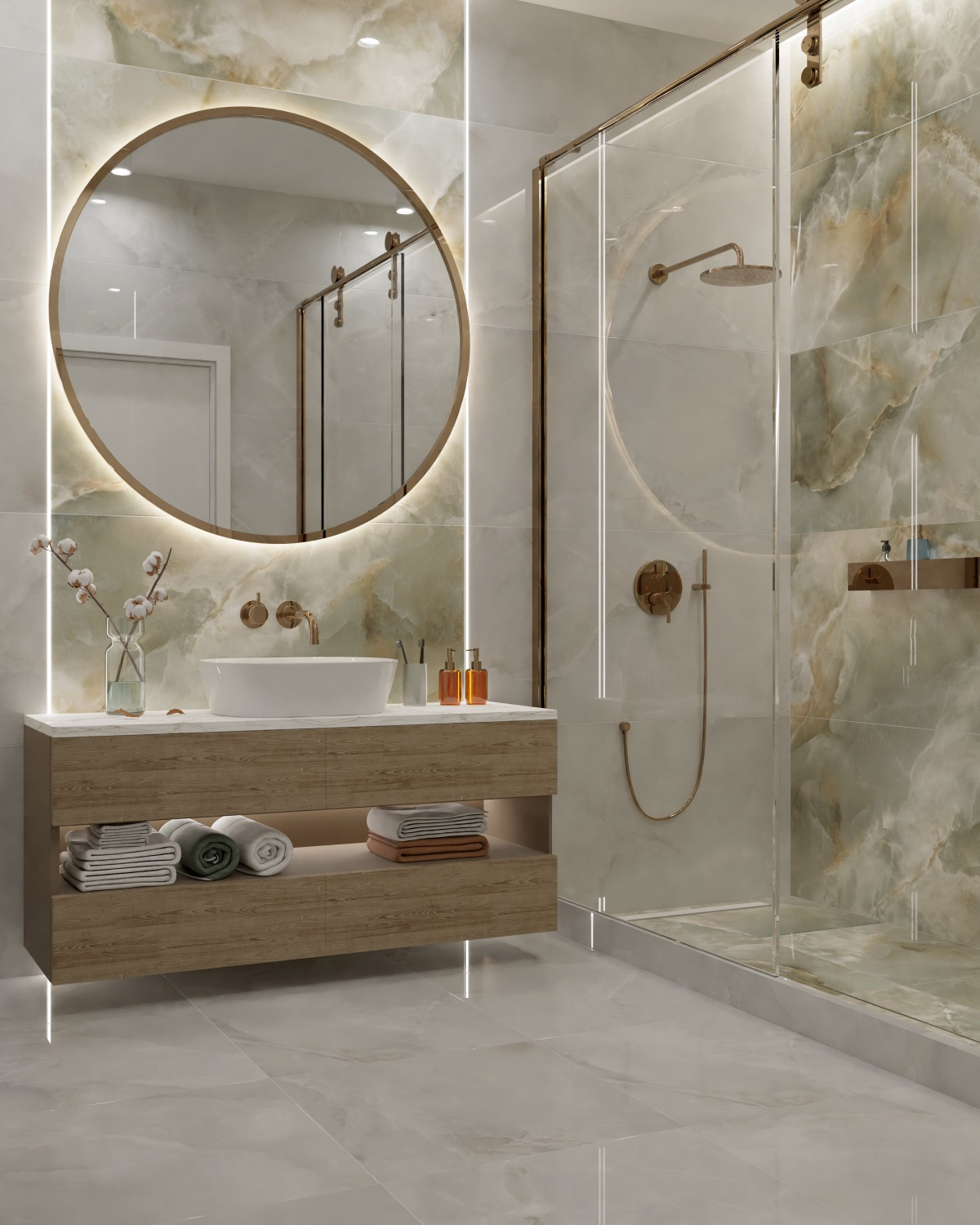 Керамогранит Primavera арт Vilema, polished, white, 1200x600 фото 2