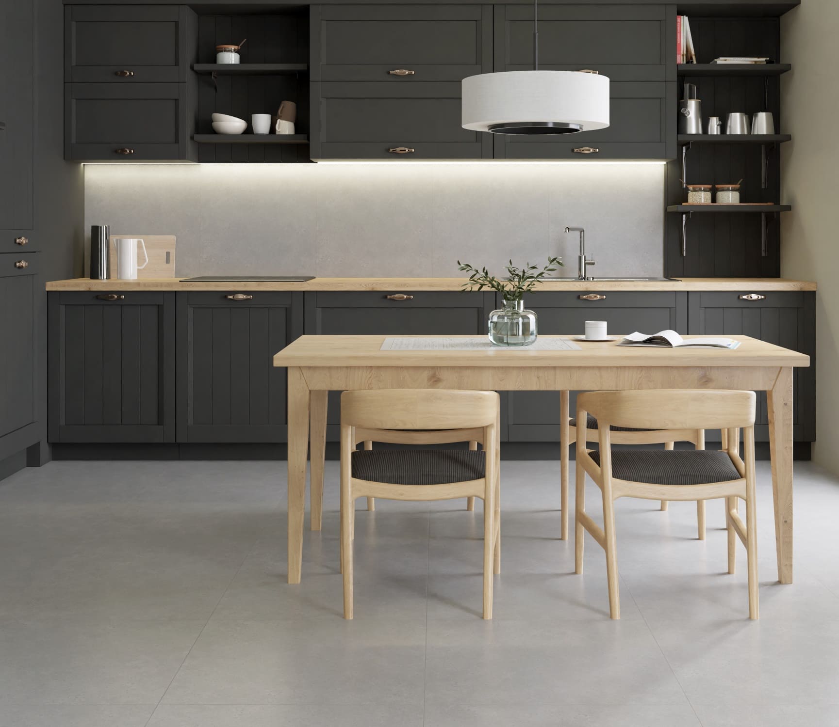 Керамогранит Primavera арт Ранера, matt, light grey, 600x600 фото 2