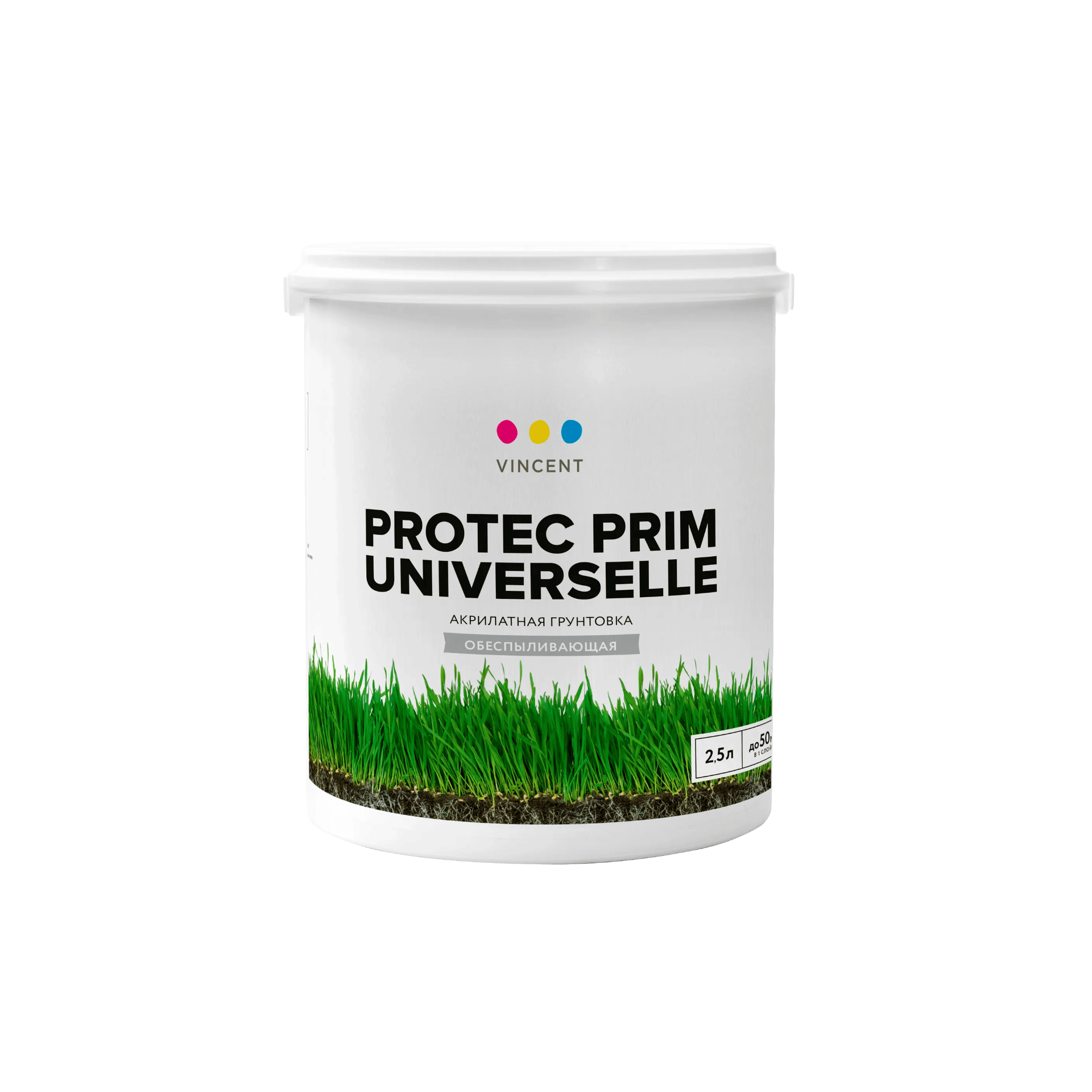 Грунтовка Vincent Decor арт Protec Prim Universele G-5 2.5 фото 1
