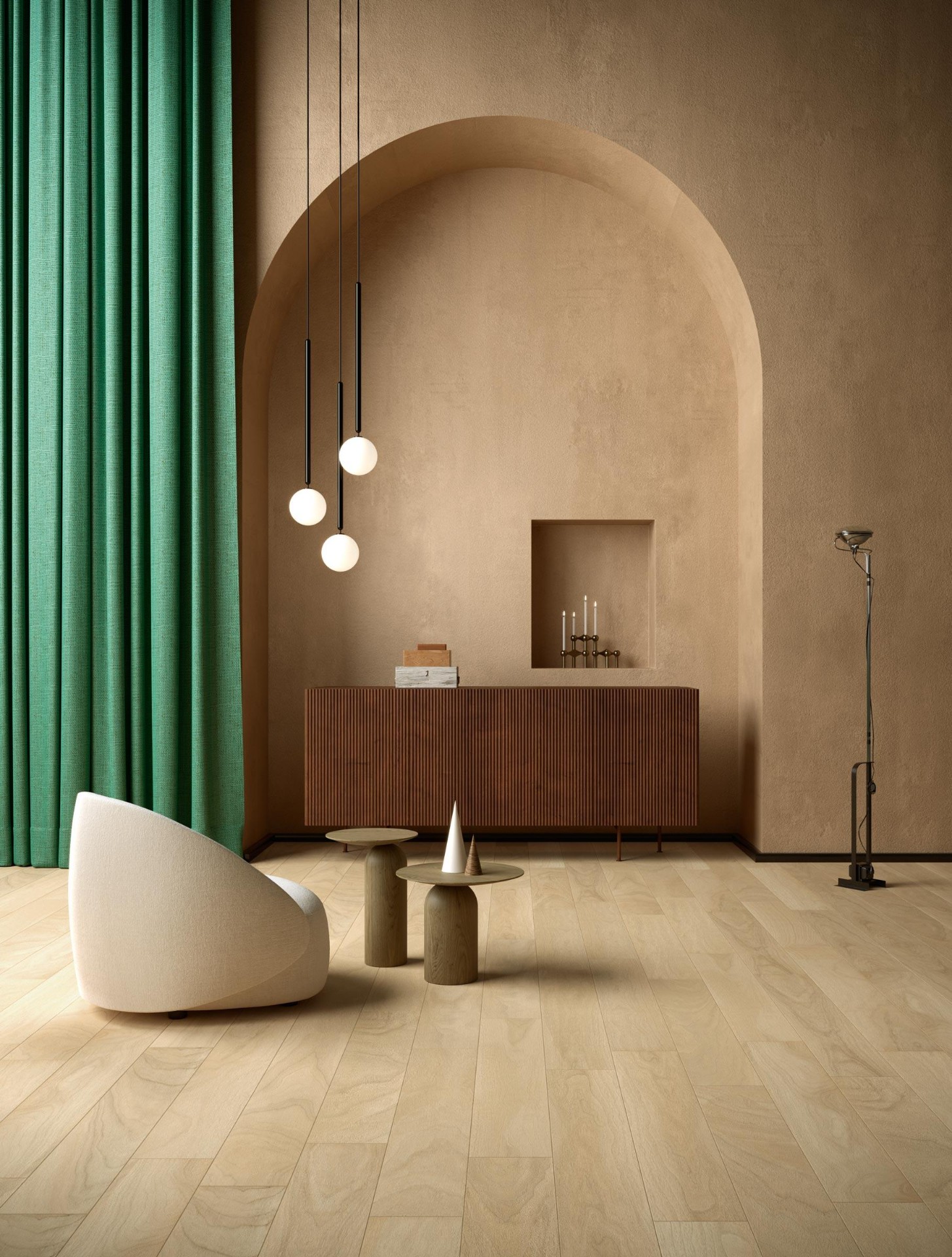 Керамогранит Coliseum арт Bormio, sand, 1200x200 фото 3