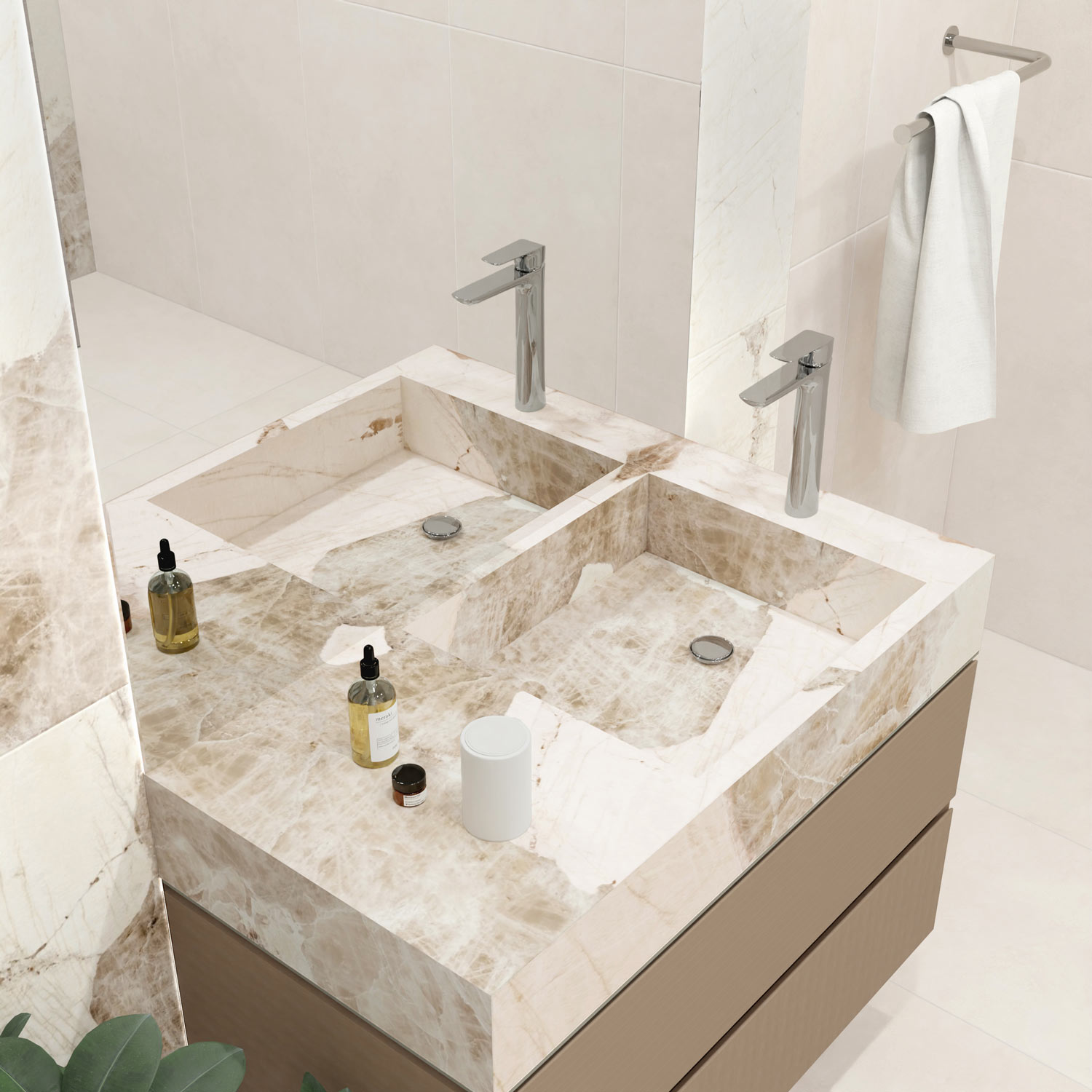 Керамогранит Global Tile арт Патагония, светло-бежевый, 1000x500 фото 3