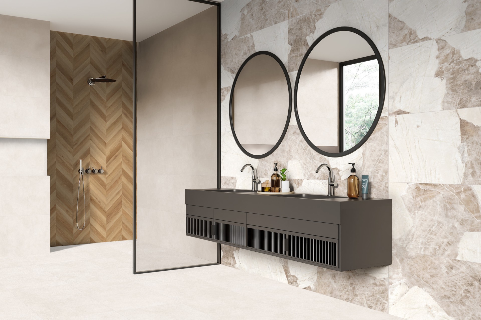 Керамогранит Global Tile арт Патагония, светло-бежевый, 1000x500 фото 4