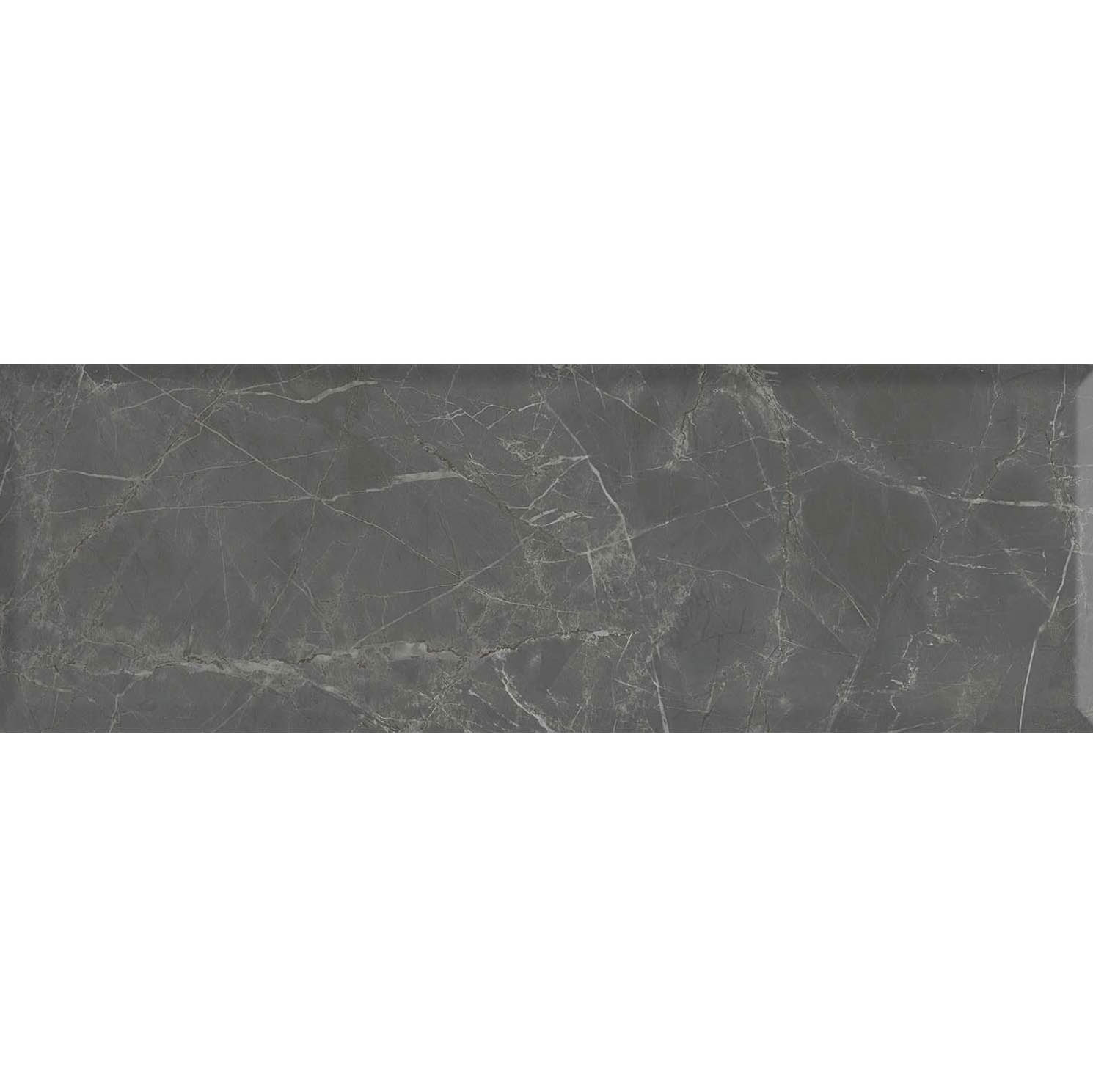 Керамическая плитка Kerama Marazzi арт Буонарроти, темно-серый, 900x300 фото 1
