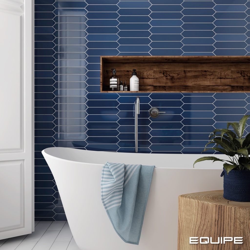 Керамическая плитка Equipe арт Arrow, adriatic blue, 250х50 фото 3