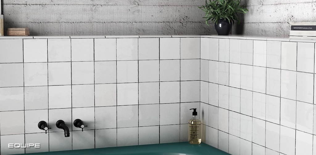 Керамическая плитка Equipe арт Artisan, white, 132х132 фото 2