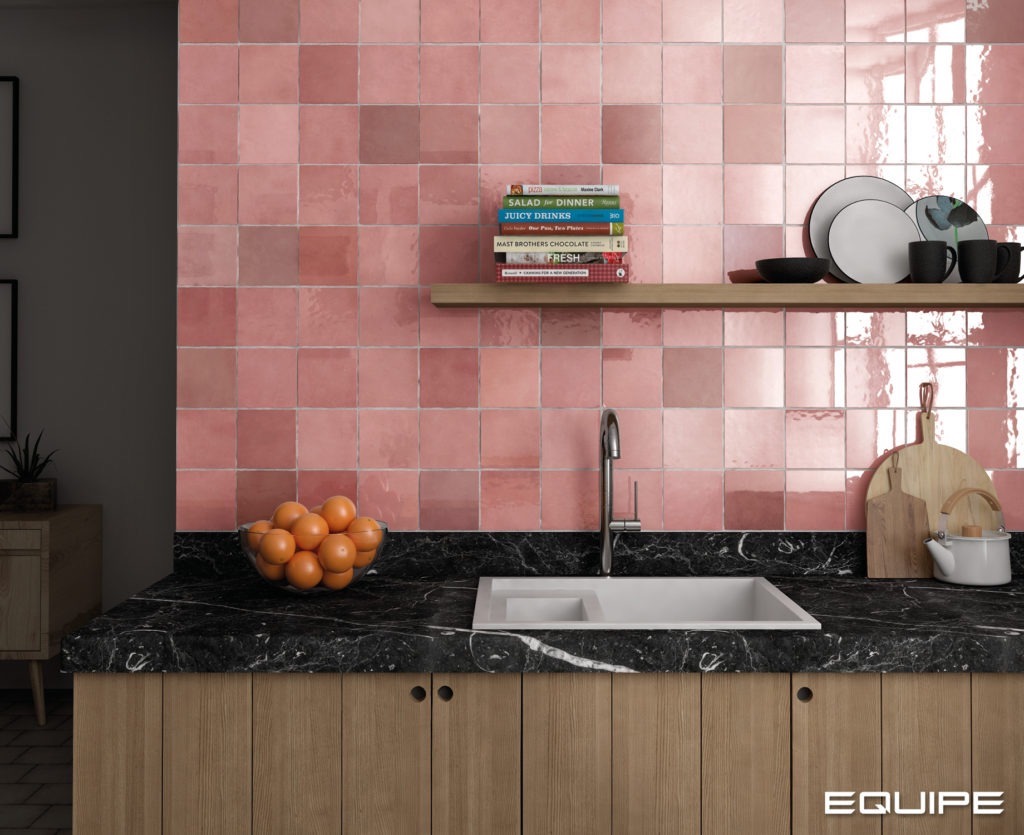 Керамическая плитка Equipe арт Artisan, rose mallow, 132х132 фото 3