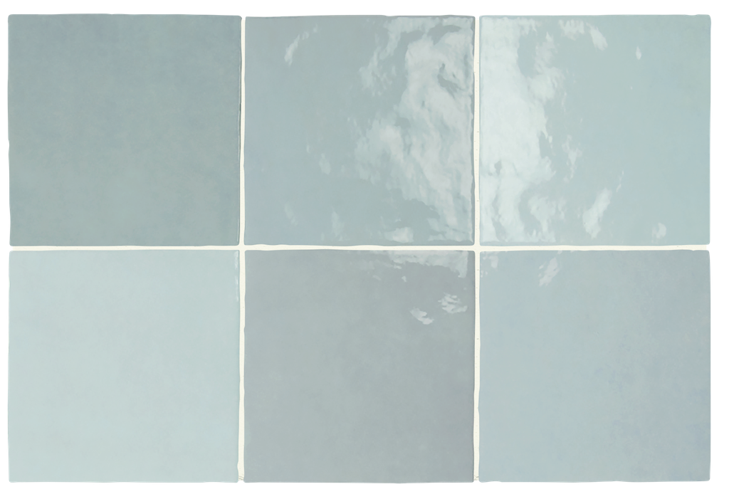 Керамическая плитка Equipe арт Artisan, aqua, 132х132 фото 4