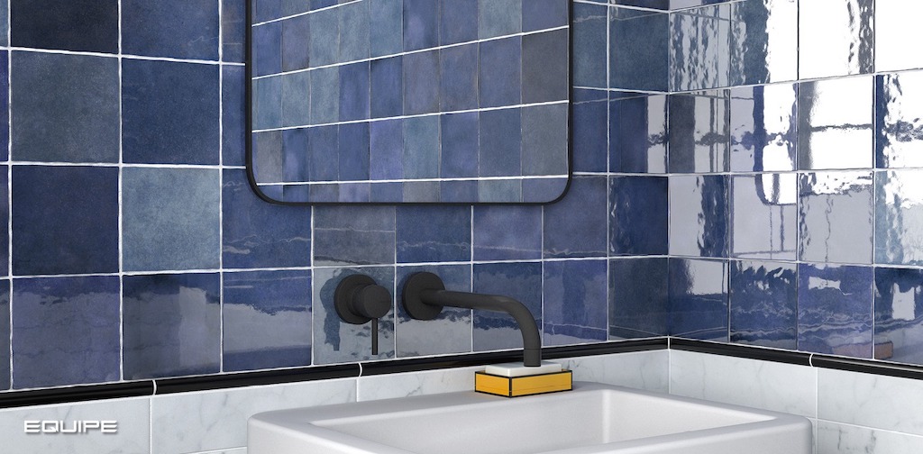 Керамическая плитка Equipe арт Artisan, colonial blue, 132х132 фото 2