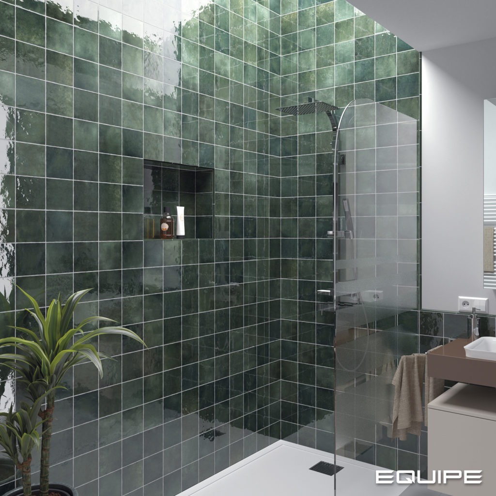 Керамическая плитка Equipe арт Artisan, moss green, 132х132 фото 2