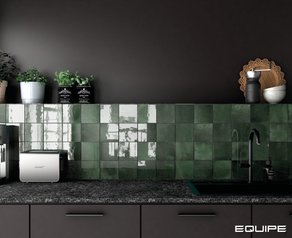 Керамическая плитка Equipe арт Artisan, moss green, 132х132 фото 3