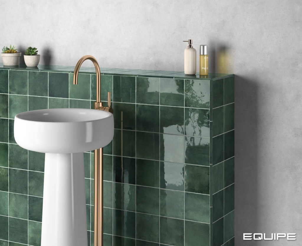 Керамическая плитка Equipe арт Artisan, moss green, 132х132 фото 5