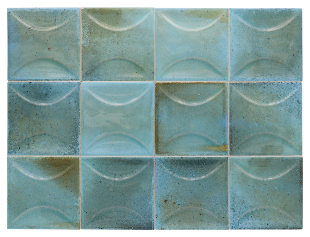 Керамическая плитка Equipe арт Hanoi Arco, sky blue, 100x100 фото 1