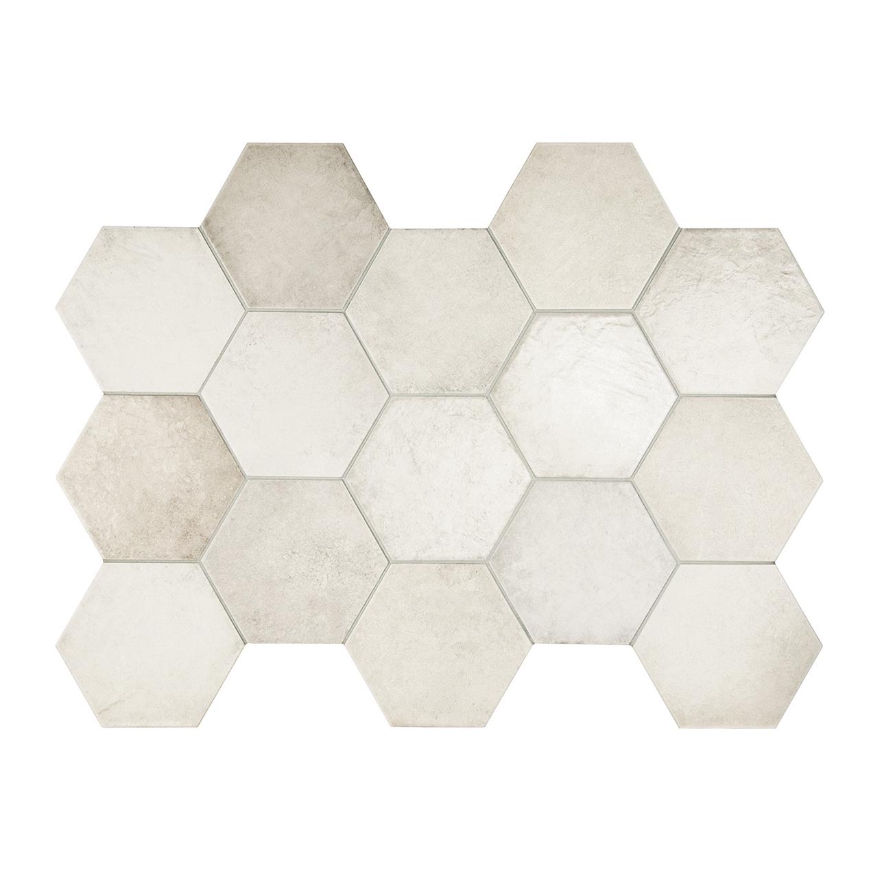 Керамическая плитка Equipe арт Heritage Hexagono, snow, 200х175 фото 1