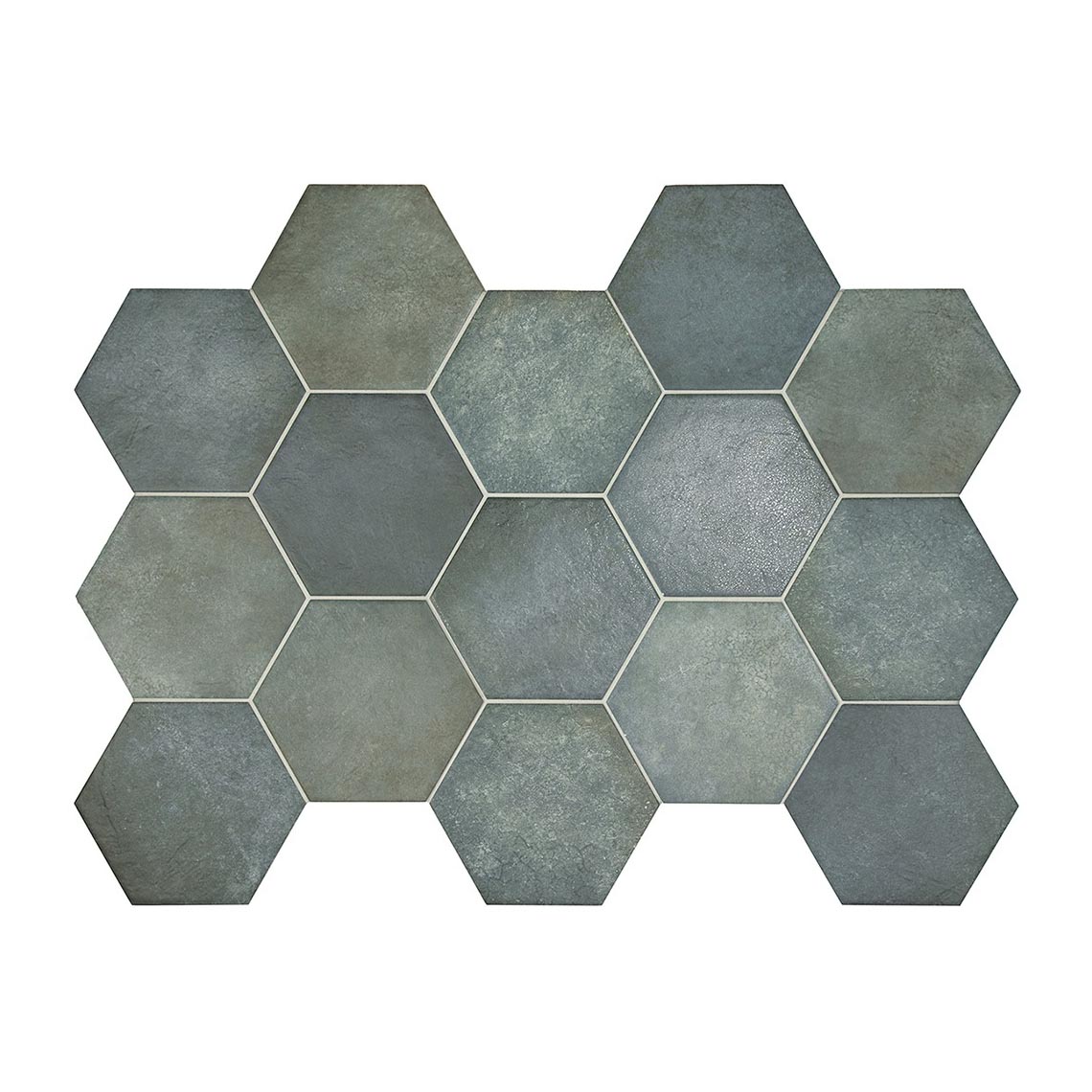 Керамическая плитка Equipe арт Heritage Hexagono, indigo, 200х175 фото 1