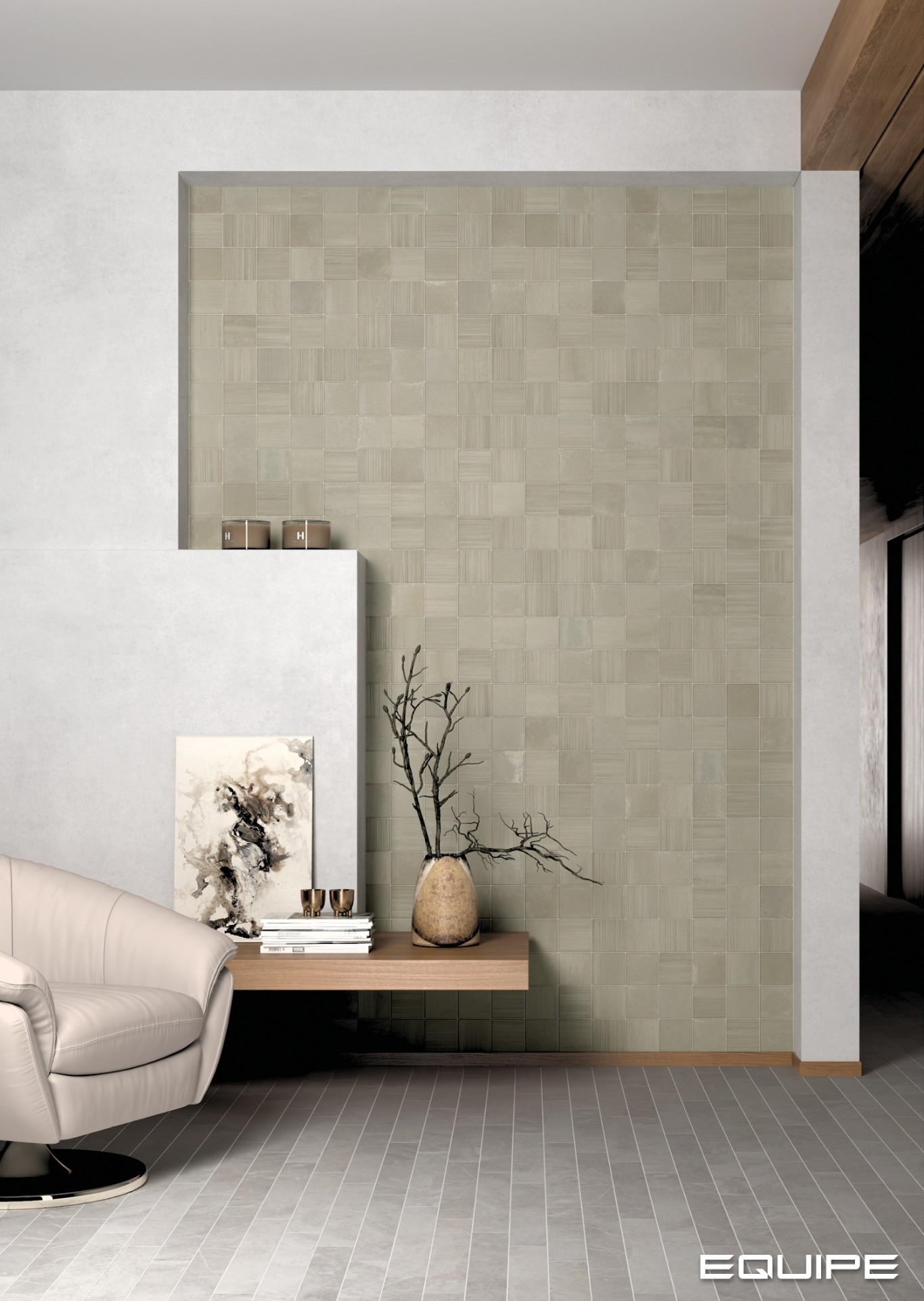 Керамическая плитка Equipe арт Hikari Decor, evergreen, 100х100 фото 2