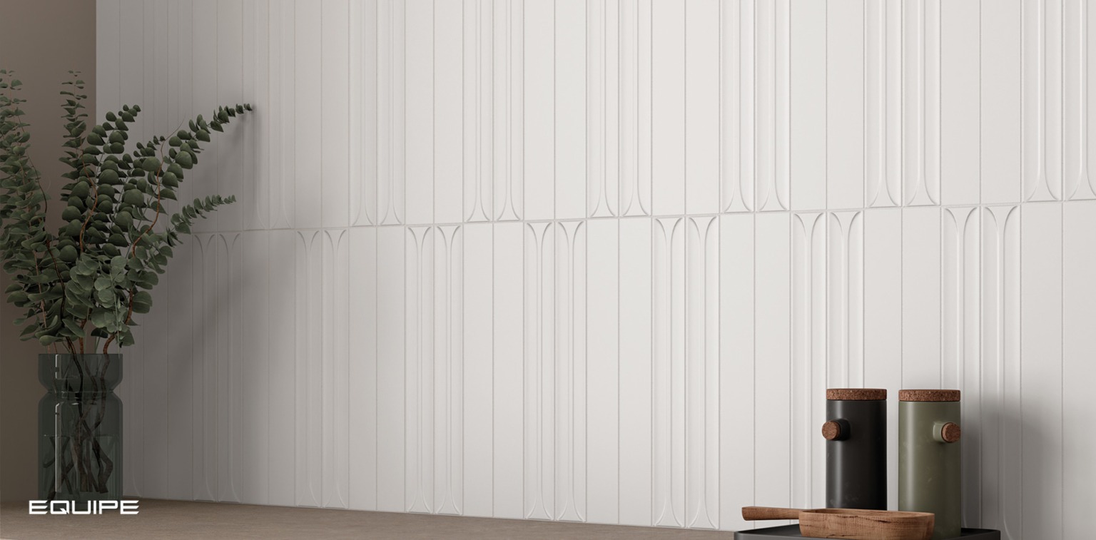 Керамическая плитка Equipe арт Hopp Bro, white, 400х50 фото 2