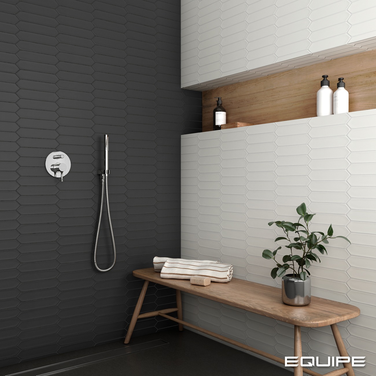 Керамическая плитка Equipe арт Lanse, white, 250х50 фото 4