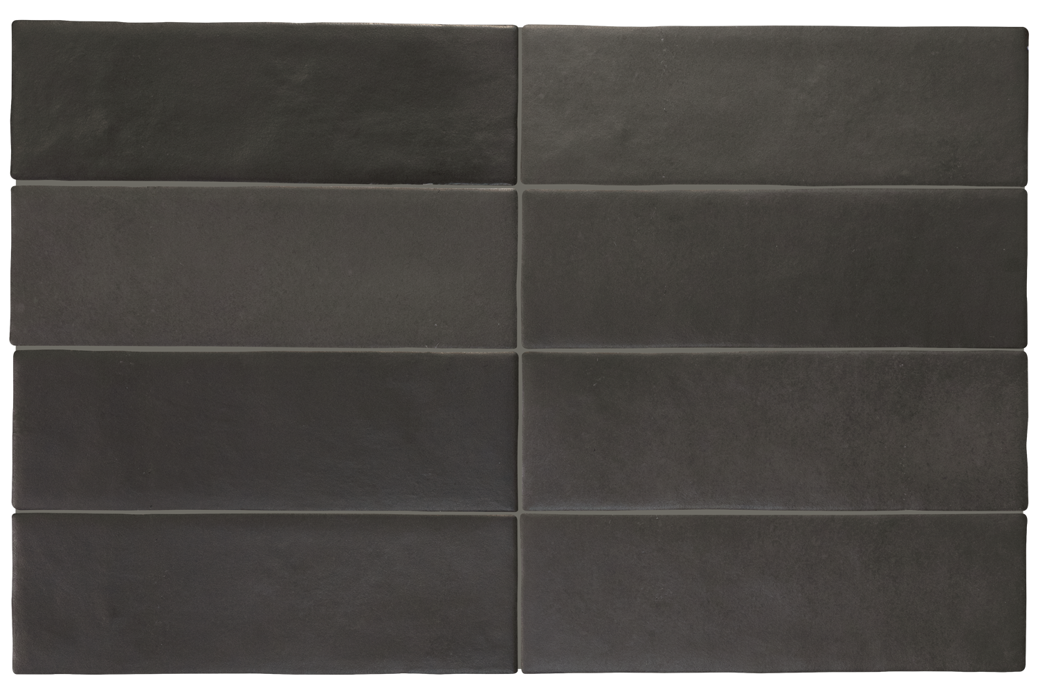 Керамическая плитка Equipe арт Magma, black coal, 200х65 фото 4