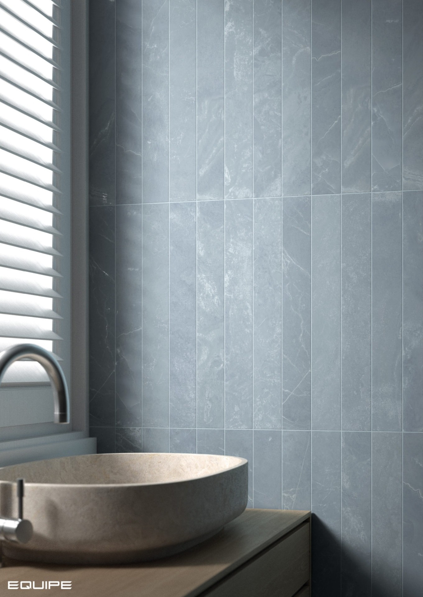 Керамогранит Equipe арт Marmoris, blue, 600x75 фото 3