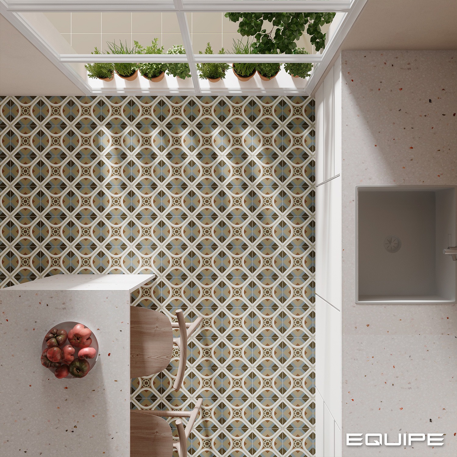 Керамогранит Equipe арт Rivoli, cinque, 200x200 фото 2