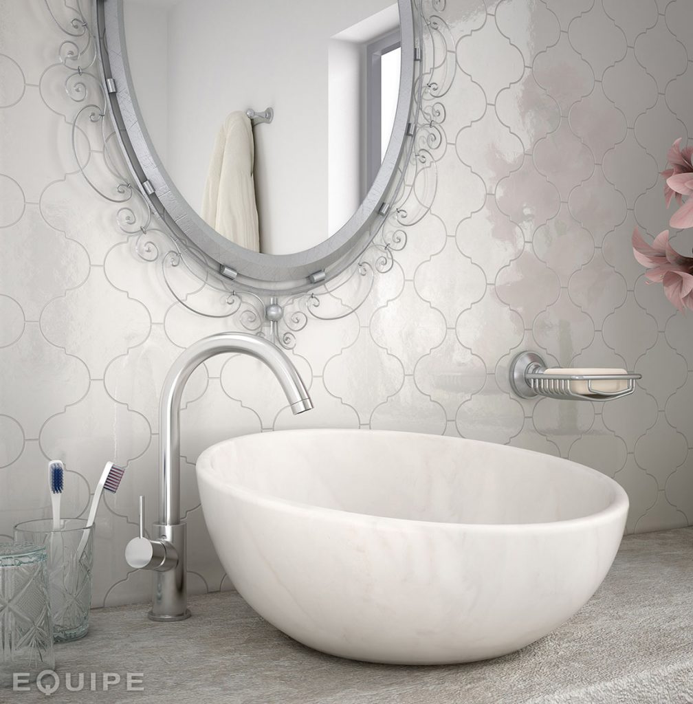 Керамическая плитка Equipe арт Scale Alhambra, white, 120х120 фото 2
