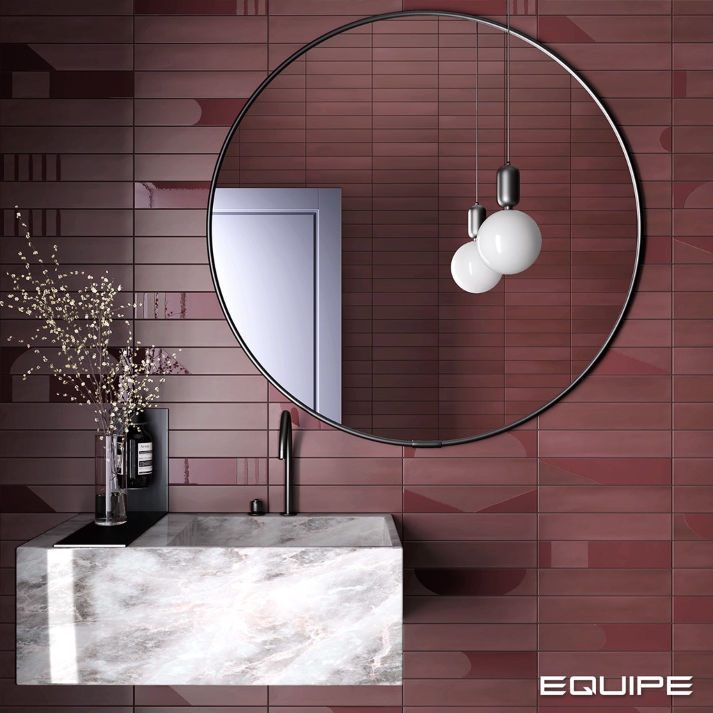 Керамогранит Equipe арт Wadi Decor, garnet, 300x60 фото 2