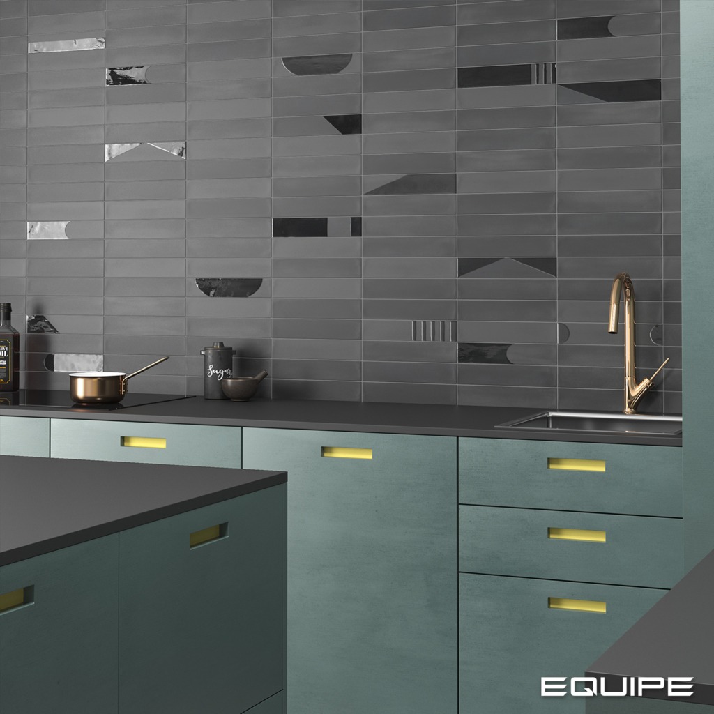 Керамогранит Equipe арт Wadi Decor, noir, 300x60 фото 2