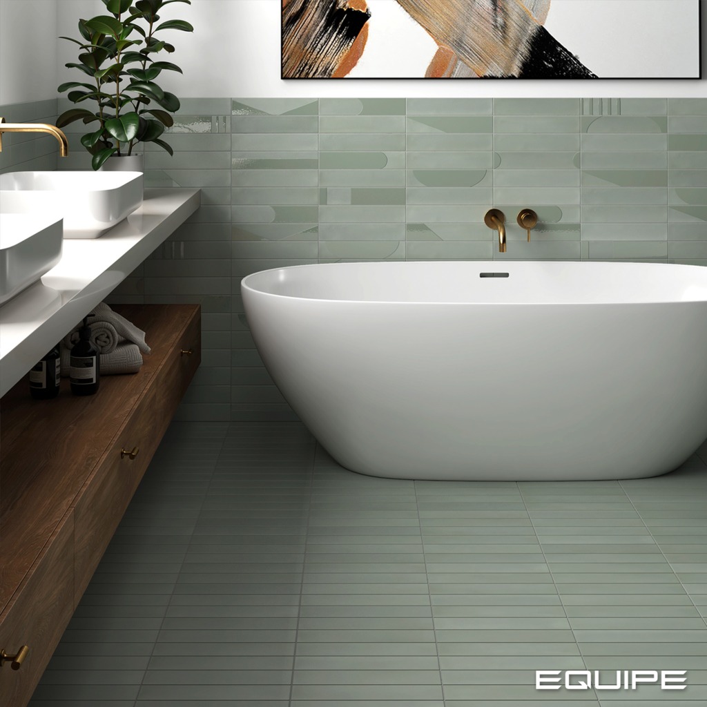 Керамогранит Equipe арт Wadi Decor, mint, 300x60 фото 3