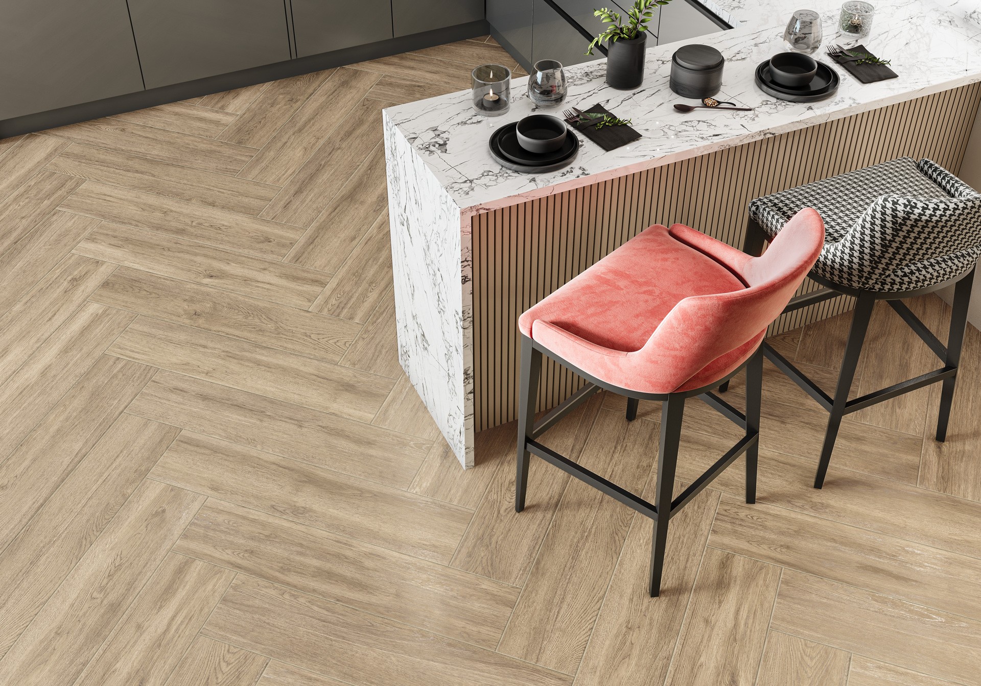 Керамогранит Delacora арт Рилвуд, бежевый, 900x200 фото 2