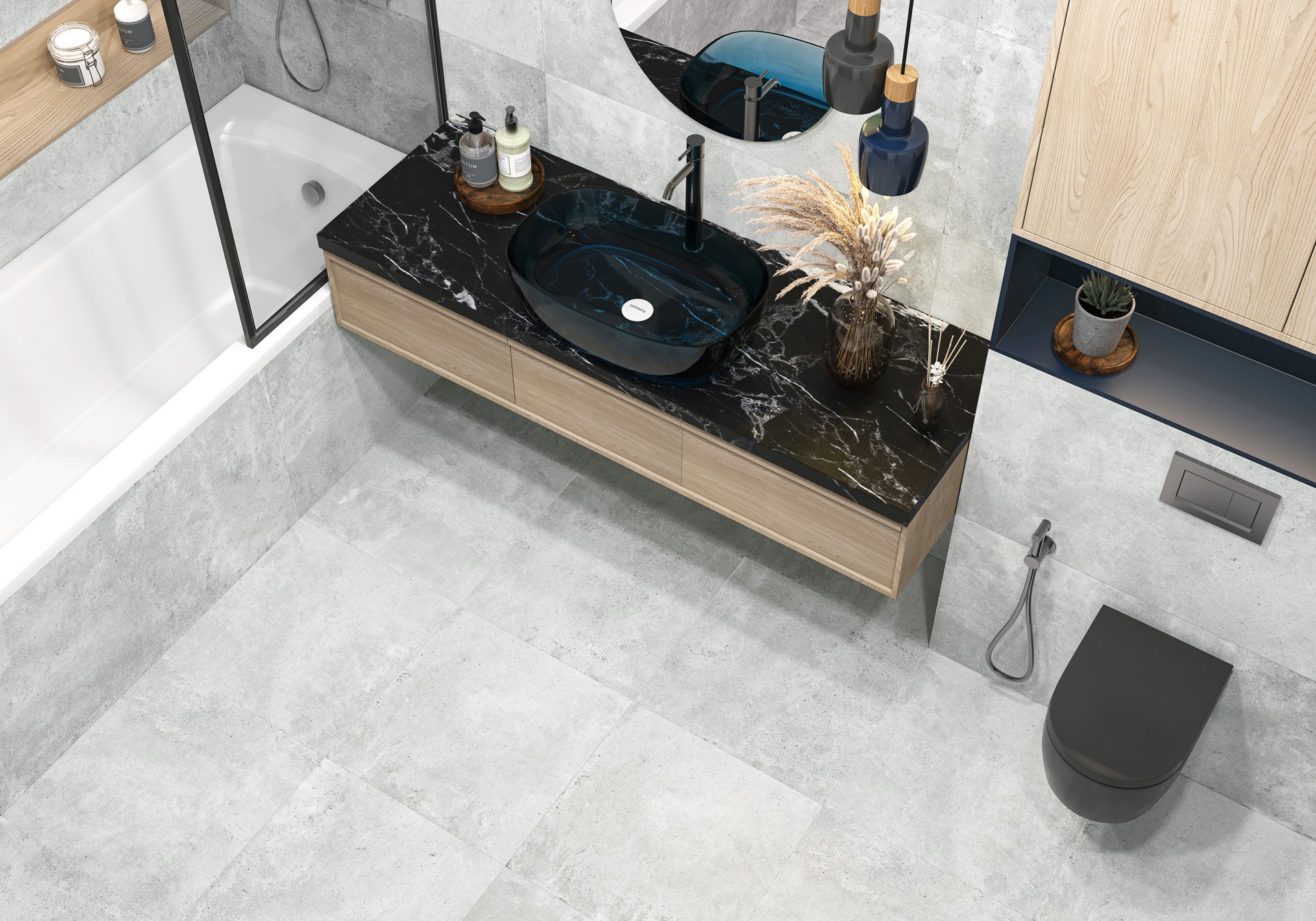 Керамогранит New Trend арт Вальтер, серый, 600x600 фото 3